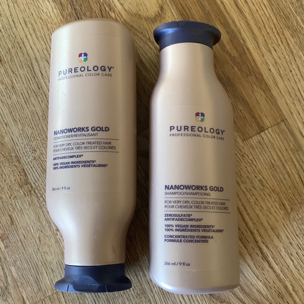 Pureology nano works gold shampoo and conditioner
